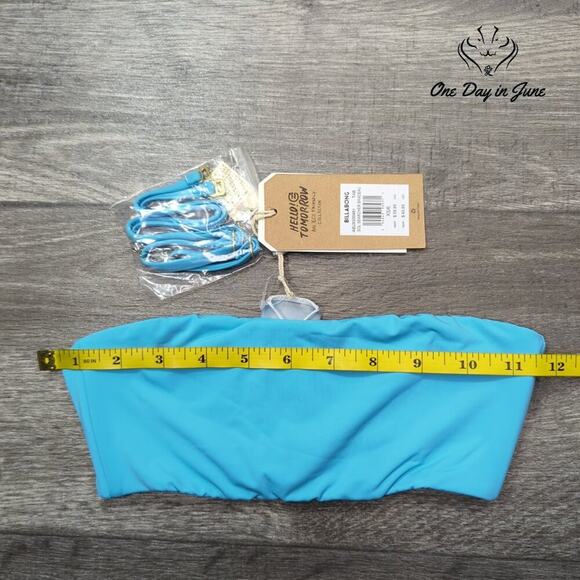 Billabong Sol Searcher Bandeau Bikini Top Size XS - Picture 4 of 5